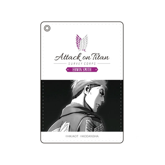 TV Anime Attack on Titan Pass case (Erwin) Goods - Pass case Resale [NEW]