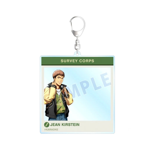 TV Anime Attack on Titan Newly Drawn Jean Retro Style Fashion ver. SNS Style BIG Acrylic Keychain (Reissue) [NEW]