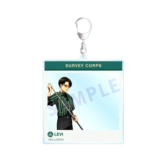 TV Anime Attack on Titan Newly Drawn Levi Retro Style Fashion ver. SNS Style BIG Acrylic Keychain (Reissue) [NEW]