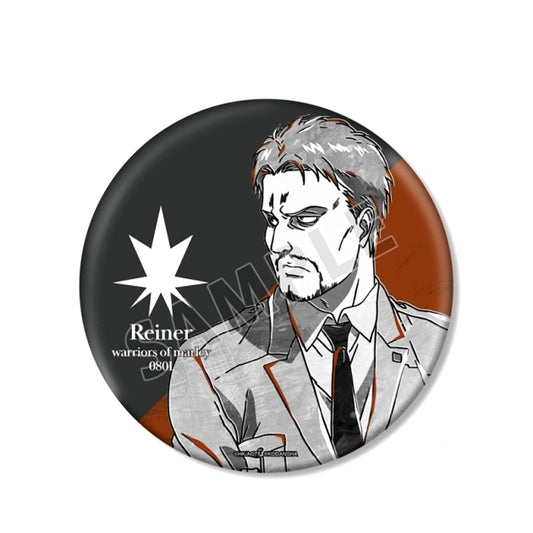 TV Anime Attack on Titan Liner Ani-Art BLACK LABEL BIG Button Goods - Badge Resale [NEW]