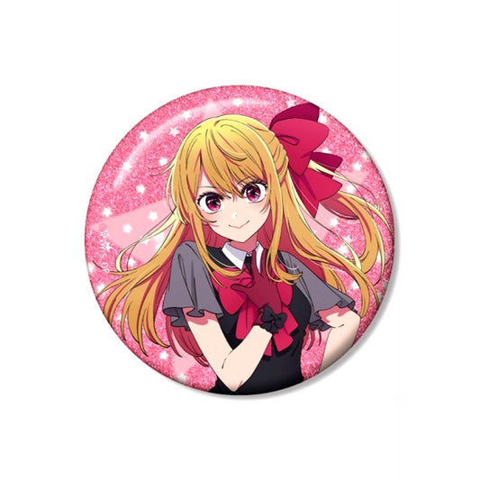 Ruby 75mm Glitter Button Goods - Badge Oshi No Ko Resale [NEW]