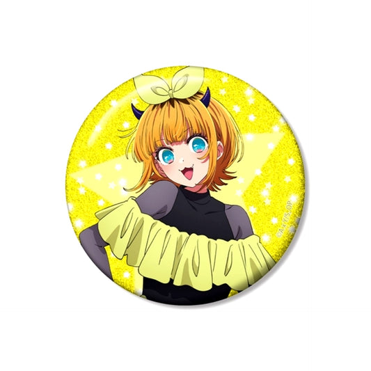Oshi No Ko MEM-cho 75mm Glitter Can Badge (Reissue) [NEW]