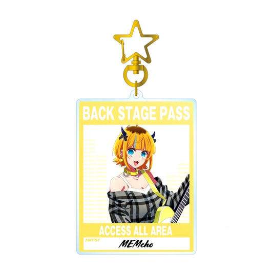 Oshi No Ko Newly Drawn MEM-cho Rock Band ver. BIG Acrylic Keychain (Reissue) [NEW]
