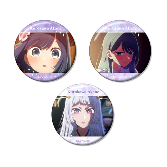 Oshi no Ko Akane Kurokawa Scene Photo Can Badge Set of 3 (Reissue) [NEW]