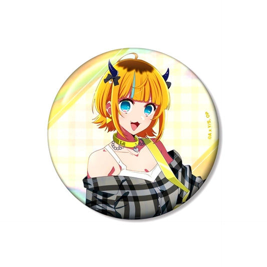 Oshi No Ko Newly Drawn MEM-cho Rock Band ver. 75mm Aurora Can Badge (Reissue) [NEW]