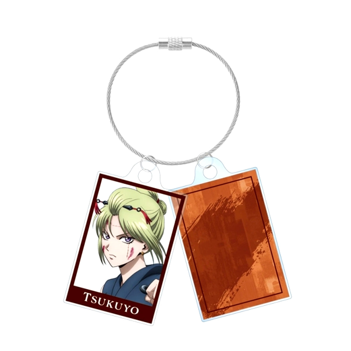 Gintama: Yoshiwara in Flames Newly Drawn Tsukuyo Into Battle ver. Double Wire Acrylic Keychain (Reissue) [NEW]