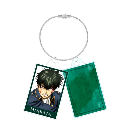 Gintama: Yoshiwara in Flames Newly Drawn Toshiro Hijikata Into Battle ver. Double Wire Acrylic Keychain (Reissue) [NEW]