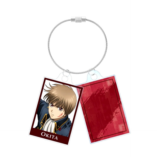 Gintama: Yoshiwara in Flames Newly Drawn Sougo Okita Into Battle ver. Double Wire Acrylic Keychain (Reissue) [NEW]