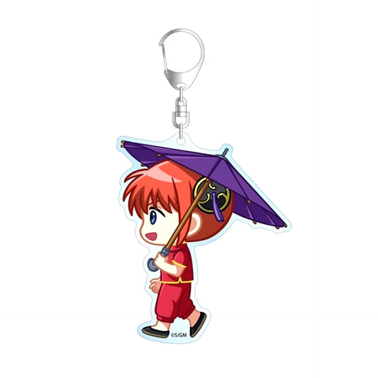 Gintama: Yoshiwara in Flames Kagura Chibitoko BIG Acrylic Keychain Goods - Keychain Resale [NEW]