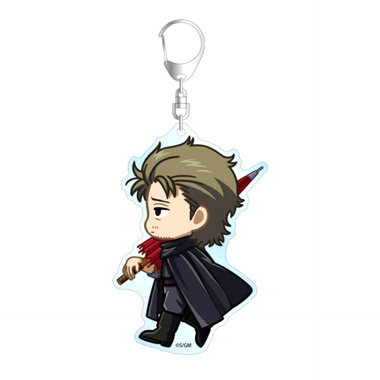 Gintama: Yoshiwara in Flames Abuto Chibitoko BIG Acrylic Keychain (Reissue) [NEW]