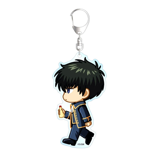 Gintama: Yoshiwara in Flames Toushirou Hijikata Chibitoko BIG Acrylic Keychain Goods - Keychain Resale [NEW]