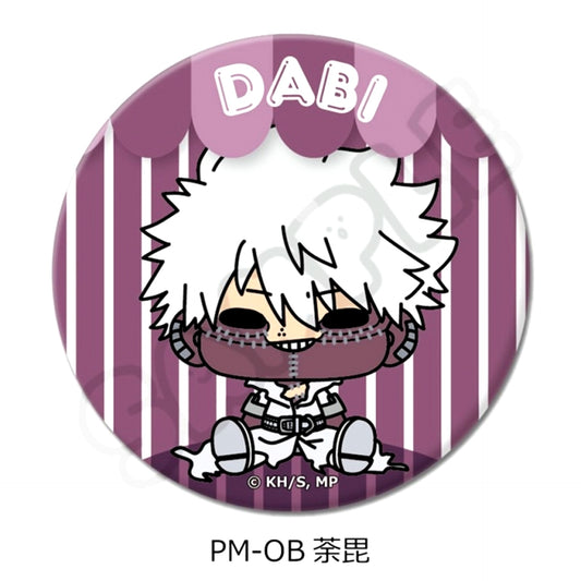 Anime My Hero Academia Anime My Hero Academia POTEmocho Part 7 Circular Button (57mm) PM-OB(Dabi) Goods - Badge [NEW]
