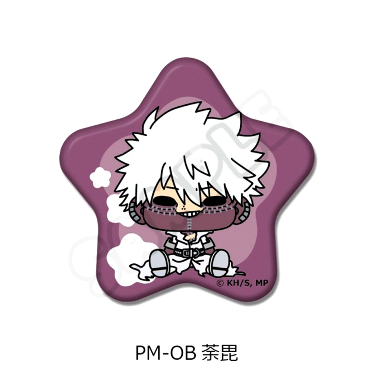 Anime My Hero Academia Anime My Hero Academia POTEmocho Part 7 Star-Shaped Button PM-OB(Dabi) Goods - Badge [NEW]