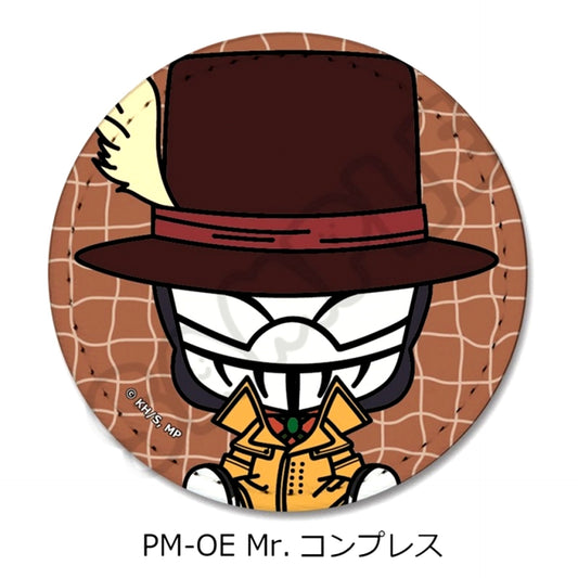 Anime My Hero Academia POTEmocho Vol.7 Leather Badge PM-OE (Mr. Compress) [NEW]
