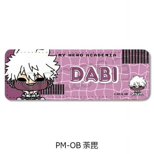 Anime My Hero Academia Anime My Hero Academia POTEmocho Part 7 Leather Badge (Long) PM-OB(Dabi) Goods - Badge [NEW]