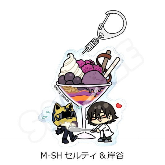 TV Anime Durarara!!x2 Vol.2 Acrylic Keychain M-SH (Celty & Kishitani) [NEW]