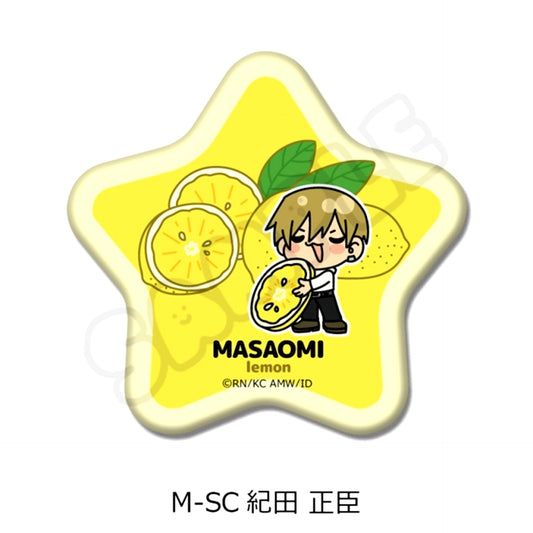 TV Anime Durarara!!x2 Vol.2 Star-Shaped Can Badge M-SC (Masaomi Kida) [NEW]