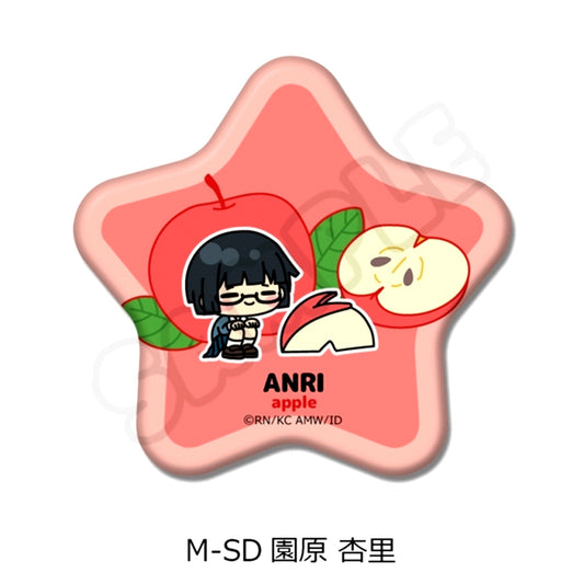 TV Anime Durarara!!x2 Vol.2 Star-Shaped Can Badge M-SD (Anri Sonohara) [NEW]