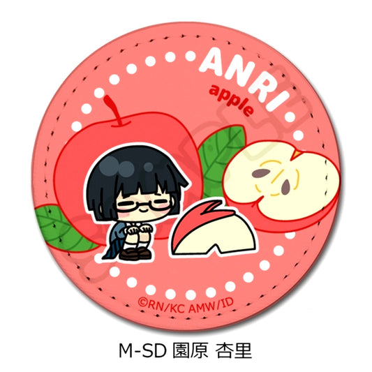 TV Anime Durarara!!x2 Vol.2 Leather Badge (Round) M-SD (Anri Sonohara) [NEW]