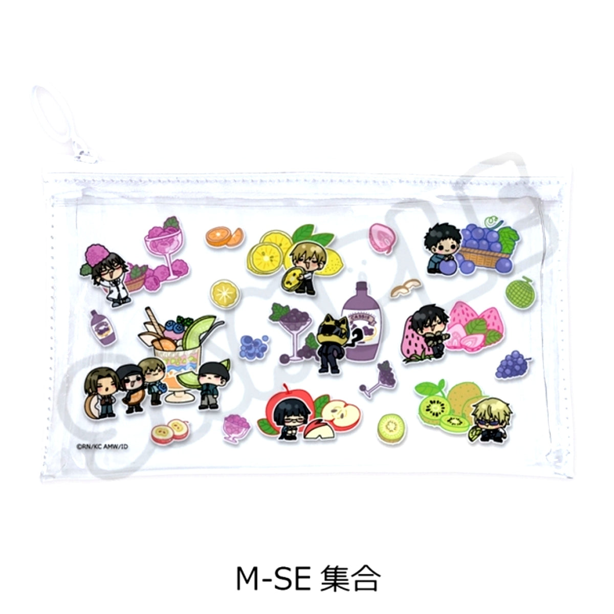 TV Anime Durarara!!x2 Vol.2 Flat Clear Pouch M-SE (Group) [NEW]