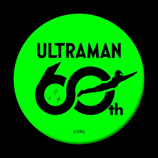 Ultraman Series 60th Anniversary Logo High Luminance Can Badge [NEW]