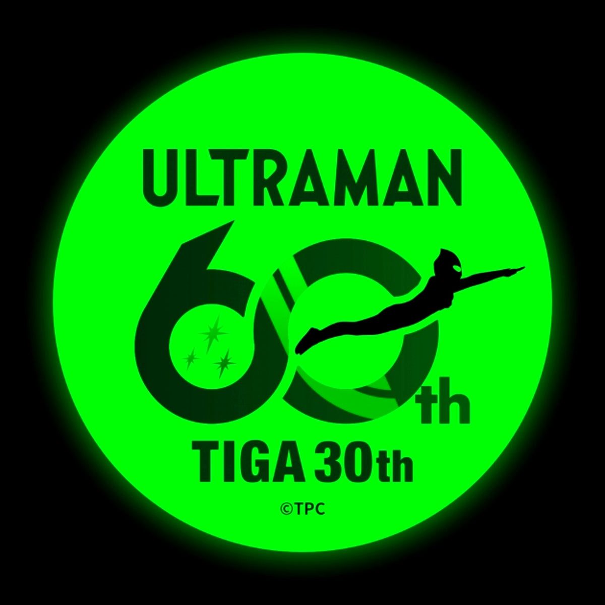 Ultraman Tiga 30th Anniversary Logo High Luminance Can Badge [NEW]