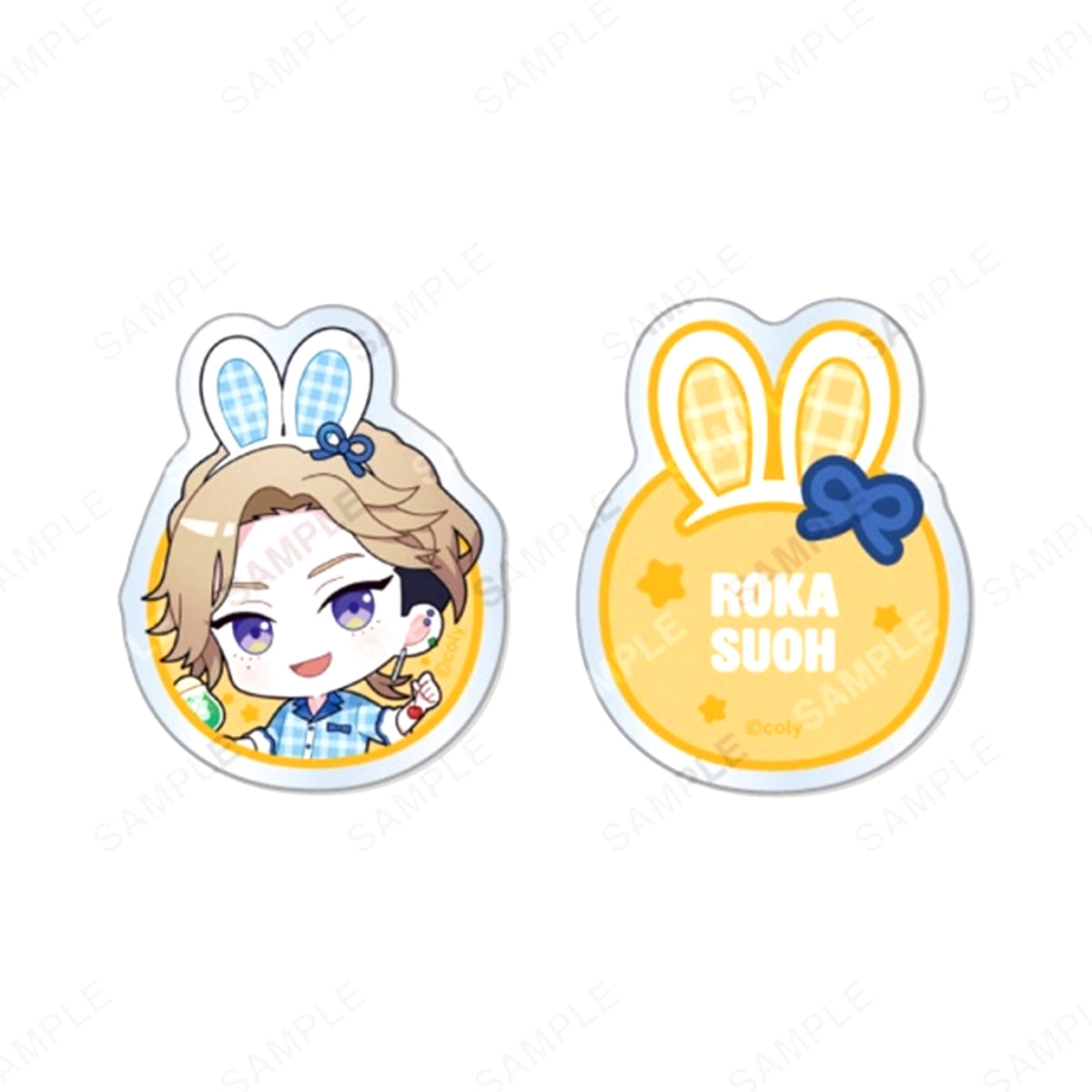 Break My Case Acrylic Badge Set HOP'N Diner Roka Suoh Goods - Badge [NEW]