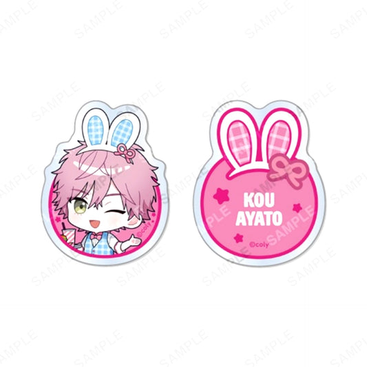 Break My Case Acrylic Badge Set HOP'N Diner Kou Ayato Goods - Badge [NEW]