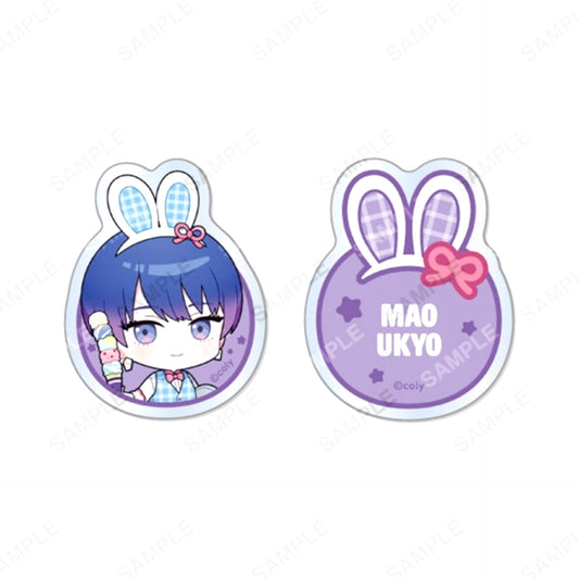 Break My Case Acrylic Badge Set HOP'N Diner Mao Ukyo [NEW]