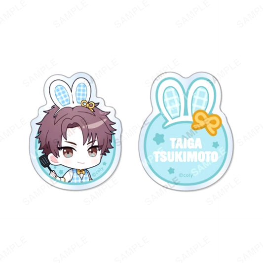 Break My Case Acrylic Badge Set HOP'N Diner Taiga Tsukimoto [NEW]