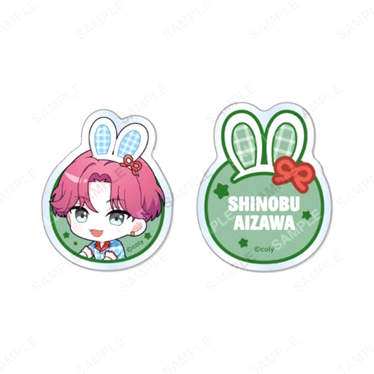 Break My Case Acrylic Badge Set HOP'N Diner Shinobu Aizawa Goods - Badge [NEW]