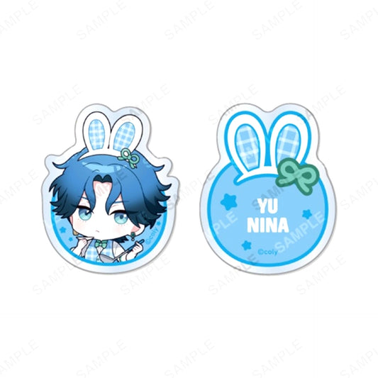 Break My Case Acrylic Badge Set HOP'N Diner Yu Niina [NEW]