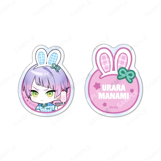 Break My Case Acrylic Badge Set HOP'N Diner Rei Asanami [NEW]