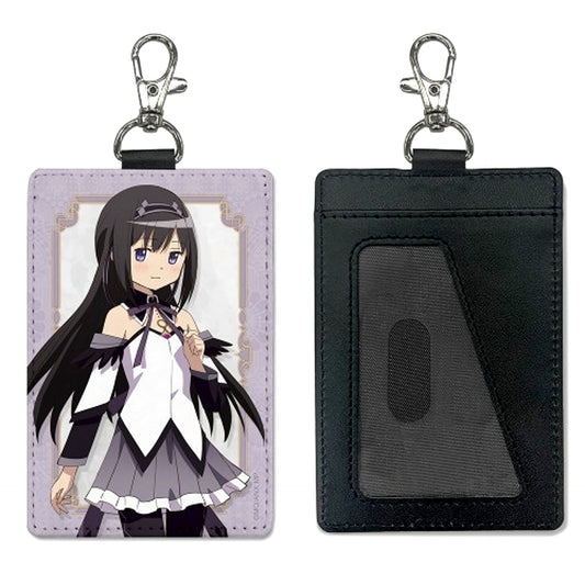 Puella Magi Madoka Magica The Movie -Walpurgisnacht: Rising- Homura Akemi Pass Case (with Snap Hook) [NEW]