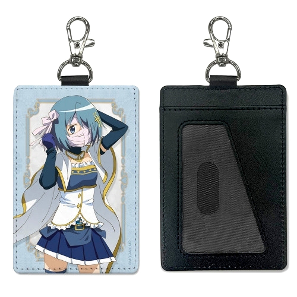 Puella Magi Madoka Magica The Movie -Walpurgisnacht: Rising- Sayaka Miki Pass Case (with Snap Hook) [NEW]