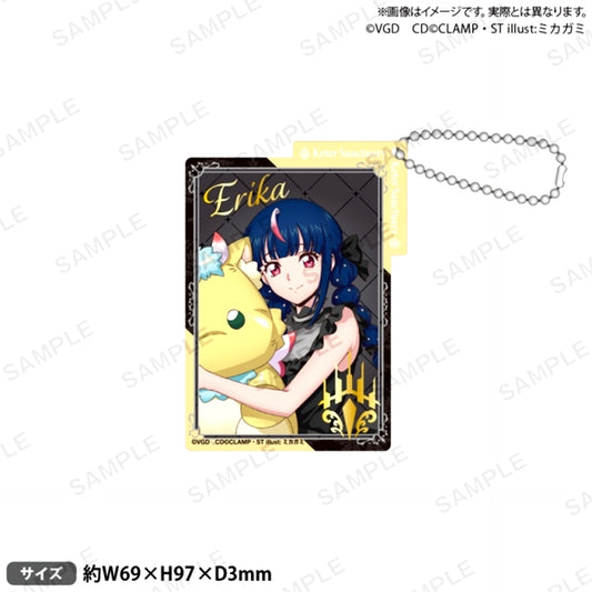 Cardfight!! Vanguard Divinez Foil Stamped Acrylic Keychain After Party ver. Erika Myojo [NEW]