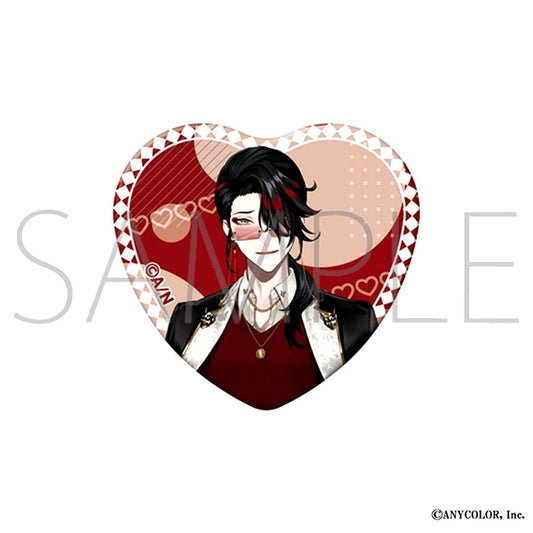 NIJISANJI EN Heart Button /Vox Akuma Goods - Badge [NEW]