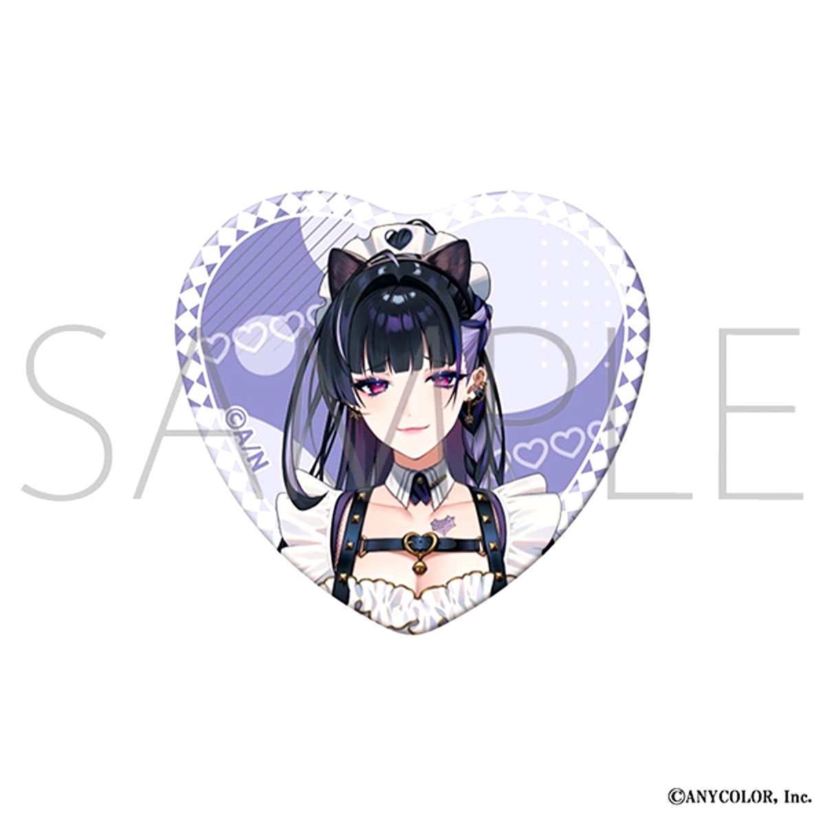 NIJISANJI EN Heart Button /Meloco Kyoran Goods - Badge [NEW]