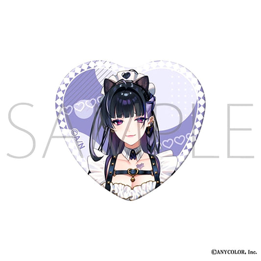 NIJISANJI EN Heart Button /Meloco Kyoran Goods - Badge [NEW]