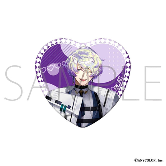 NIJISANJI EN Heart Button /Claude Clawmark Goods - Badge [NEW]