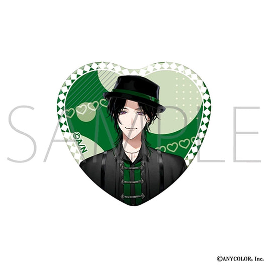 NIJISANJI EN Heart Button /Zeal Ginjoka Goods - Badge [NEW]