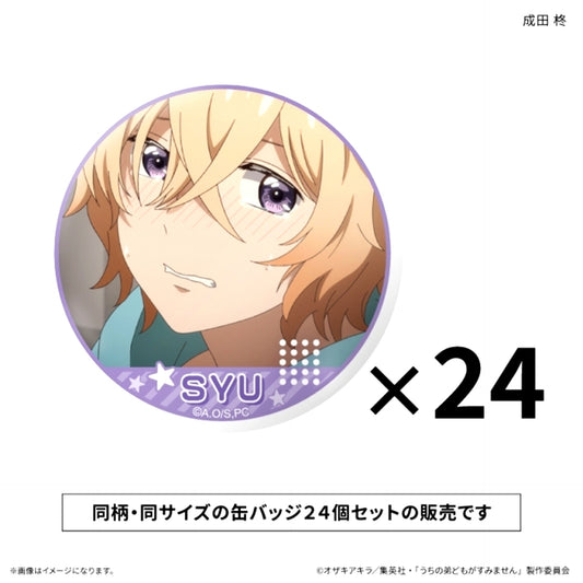 Please Excuse My Younger Brothers Dake Can Set Syu Narita Dake Can Badge (24 Pieces) [NEW]