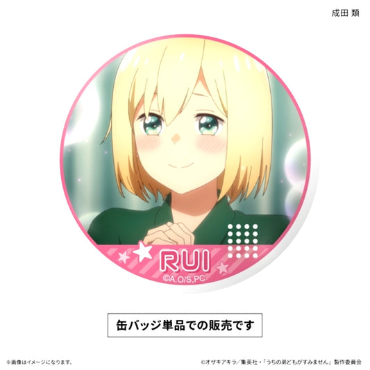 Please Excuse My Younger Brothers Dake Can Single Rui Narita Dake Can Badge (1 Piece) [NEW]