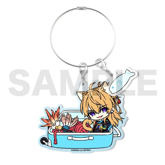 Touken Ranbu ONLINE Touneko Danshi Keychain 002: Koryuu Kagemitsu Tiger Bell ver. Goods - Keychain [NEW]