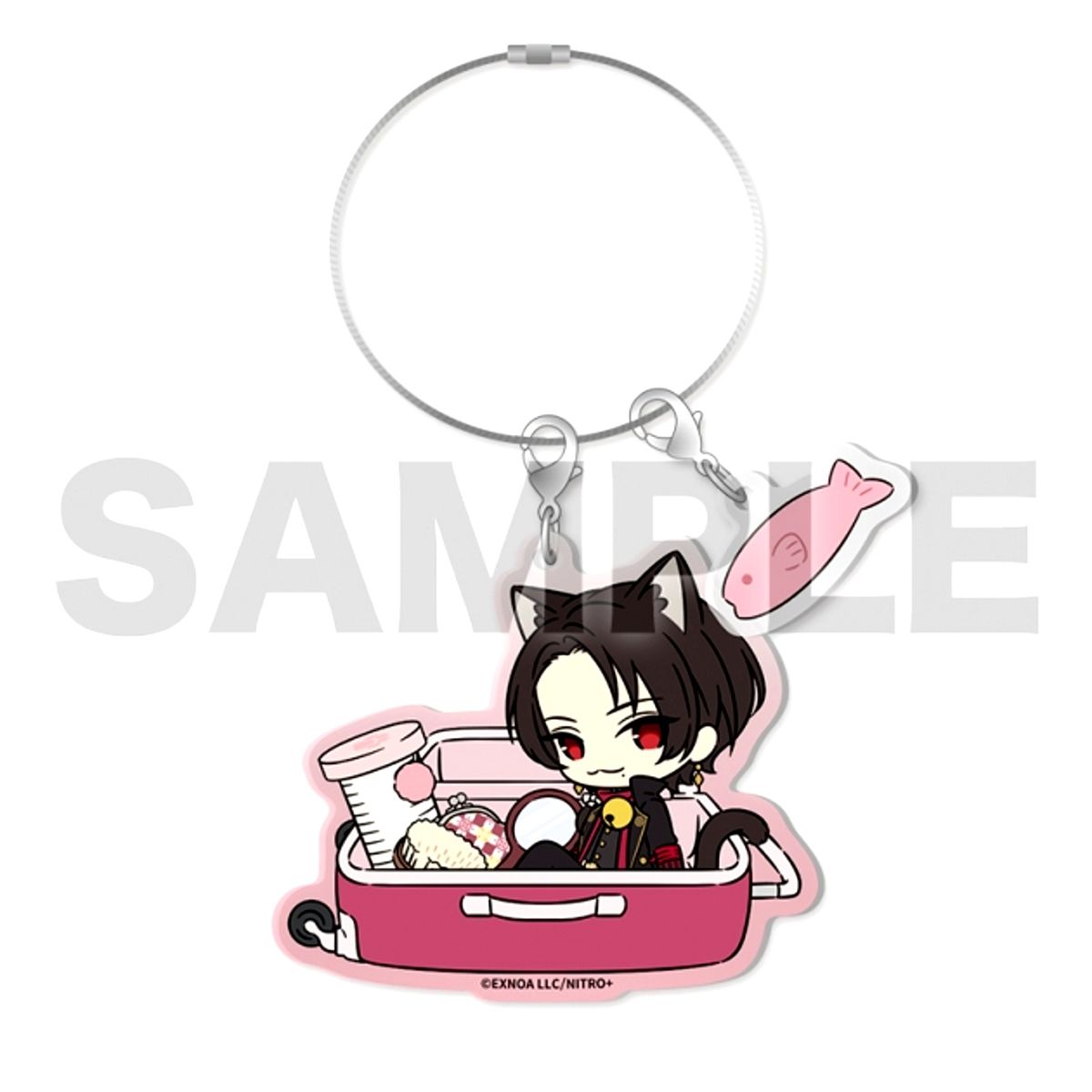 Touken Ranbu ONLINE Touneko Danshi Keychain 003: Kashu Kiyomitsu Tiger Bell ver. Goods - Keychain [NEW]
