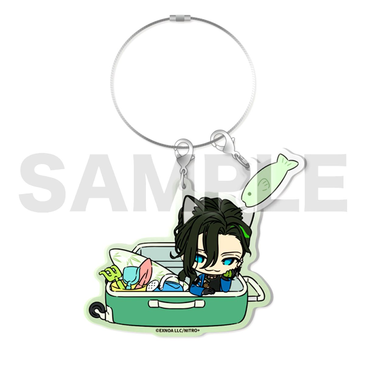 Touken Ranbu ONLINE Touneko Danshi Keychain 006: Sasanuki Tiger Bell ver. Goods - Keychain [NEW]