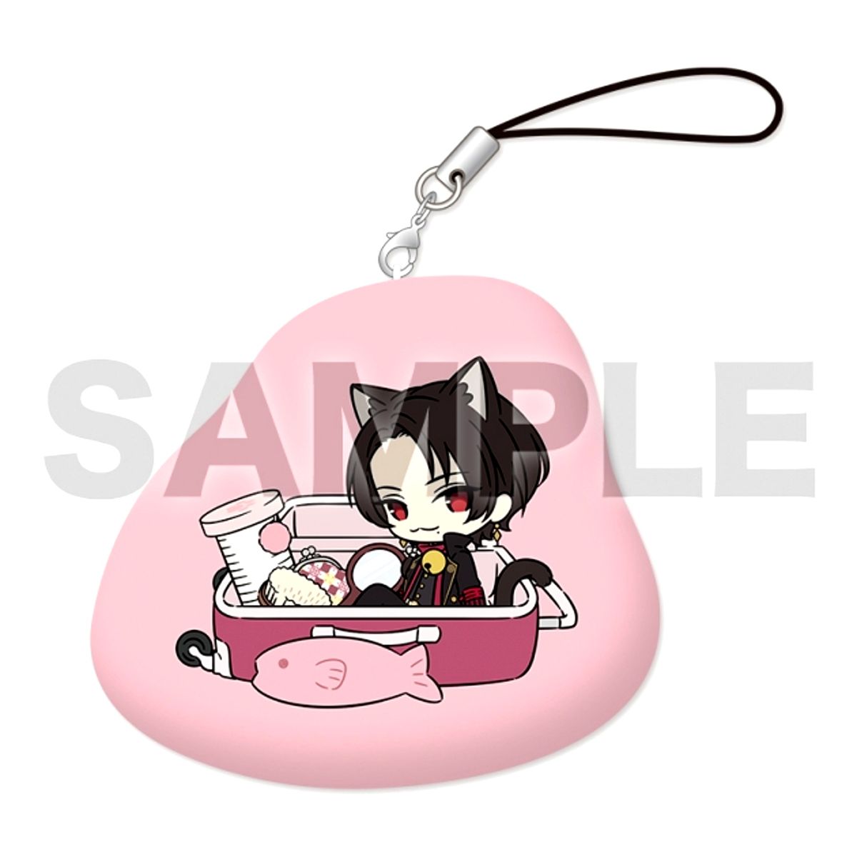 Touken Ranbu ONLINE Touneko Danshi Cushion Strap 003: Kashu Kiyomitsu Tiger Bell ver. Goods - Strap [NEW]