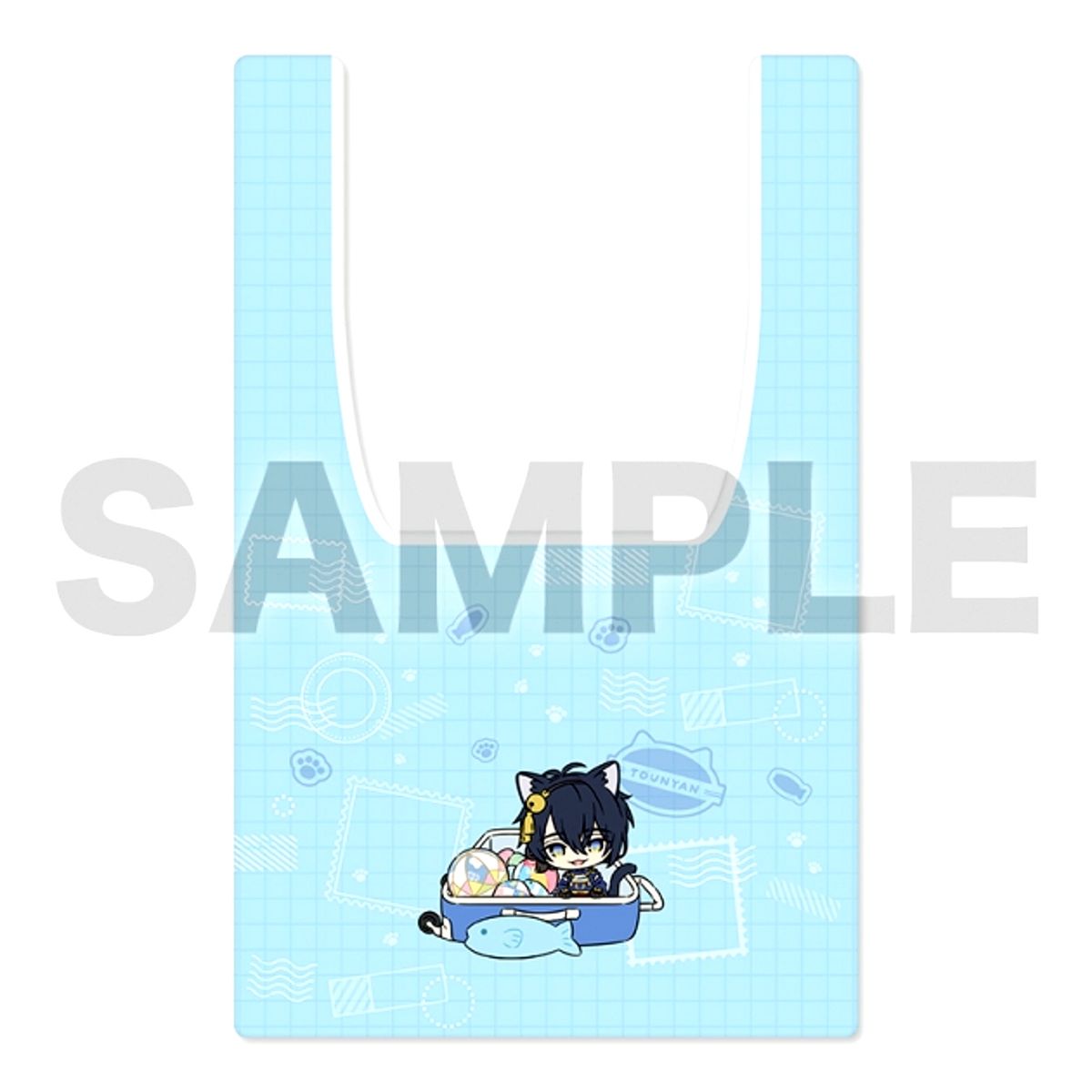 Touken Ranbu ONLINE Touneko Danshi Eco Bag 001: Mikazuki Munechika Tiger Bell ver. Goods - Bag [NEW]