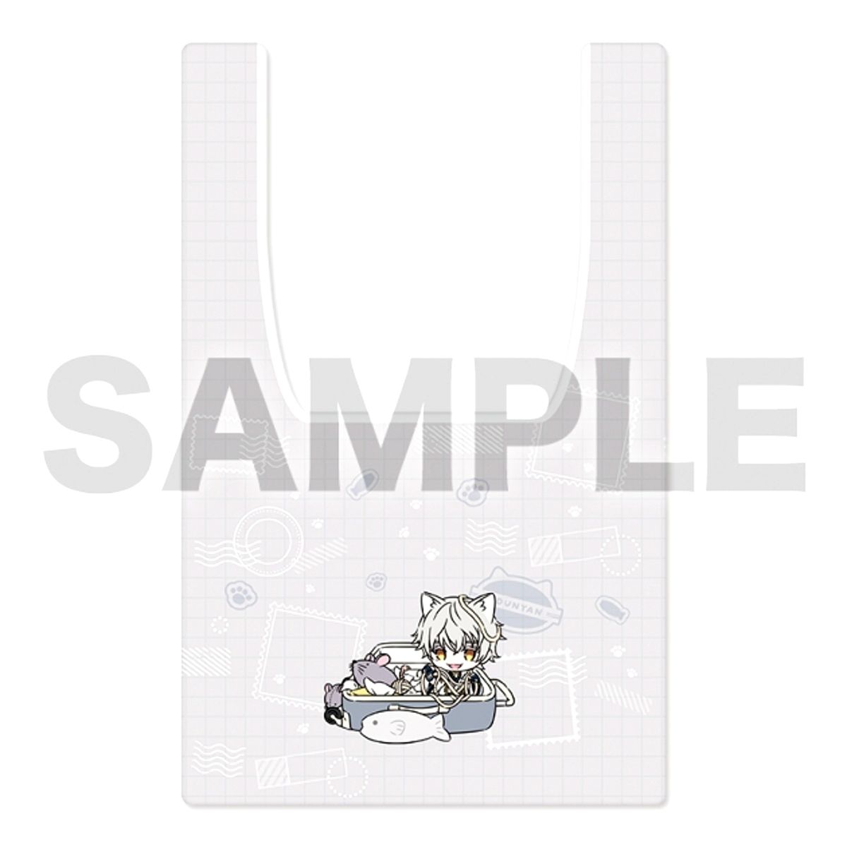 Touken Ranbu ONLINE Touneko Danshi Eco Bag 005: Tsurumaru Kuninaga Tiger Bell ver. Goods - Bag [NEW]