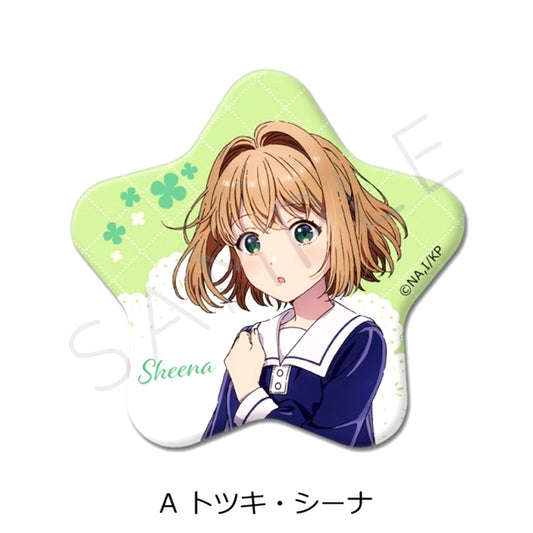 TV Anime I Want to Love You Till Your Dying Day Star-Shaped Can Badge A (Sheena Totsuki) [NEW]